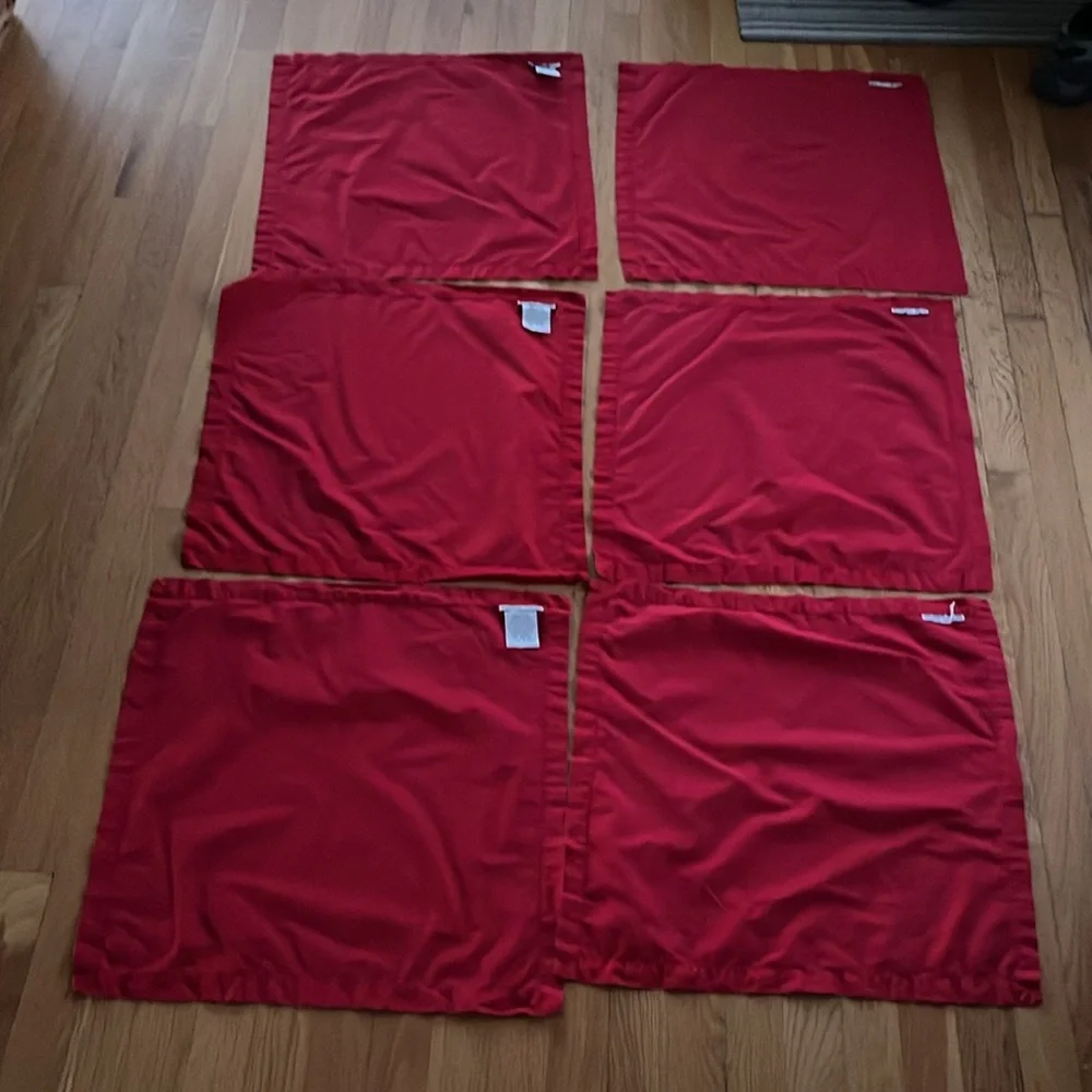Williams-Sonoma Classic Red Cotton Napkins S/6 19’ square